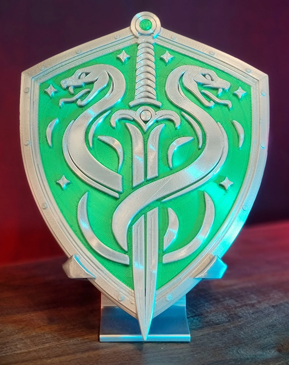 Coat of Arms Dice Storage and Stand