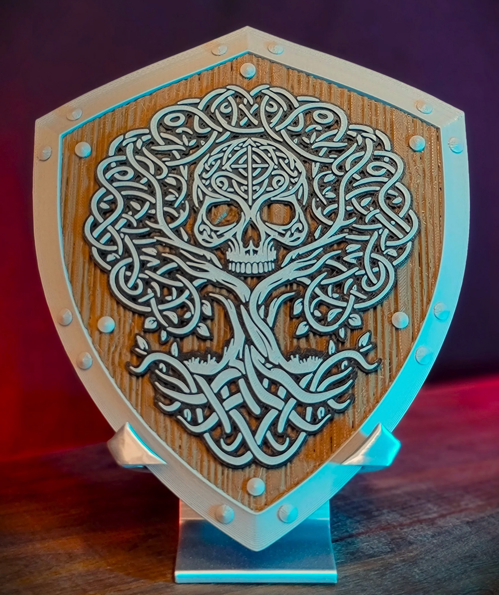 Coat of Arms Dice Storage and Stand