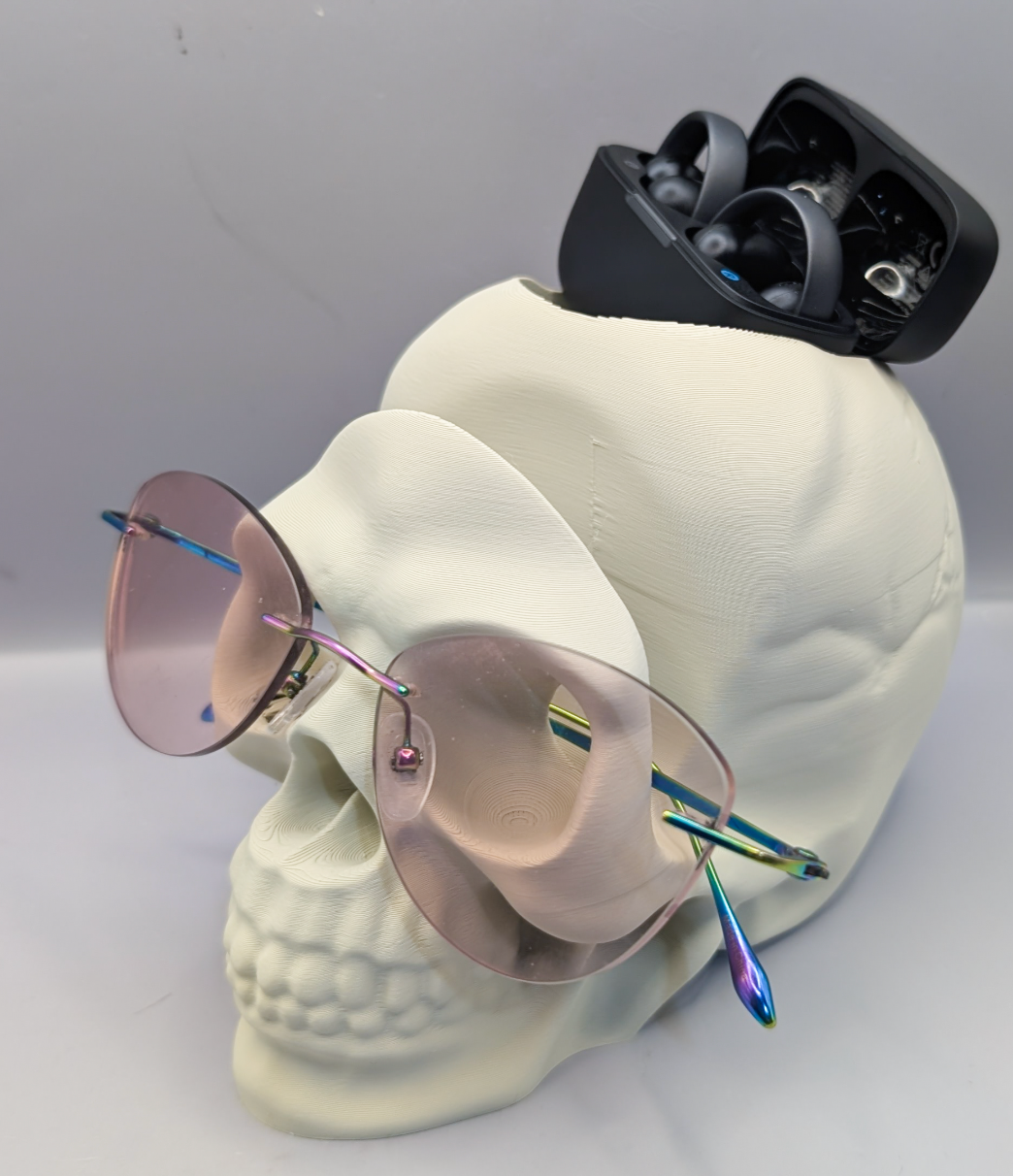 Skull Eyeglasses Holder & Catchall