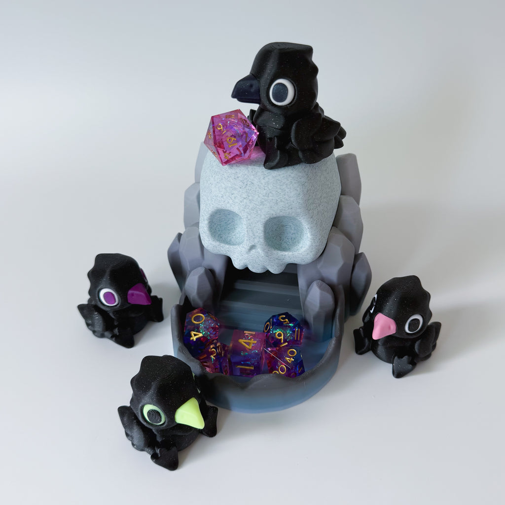 Skull & Crow Dice Tower