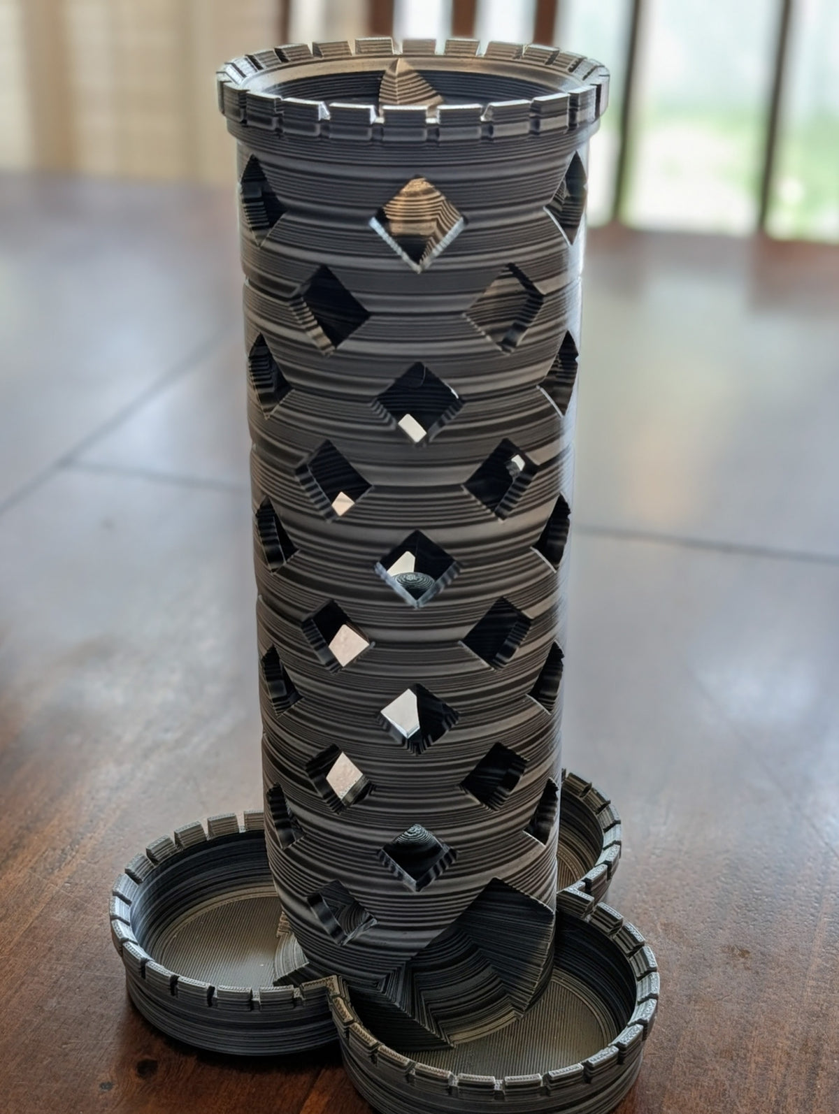 Triple Helix Dice Tower